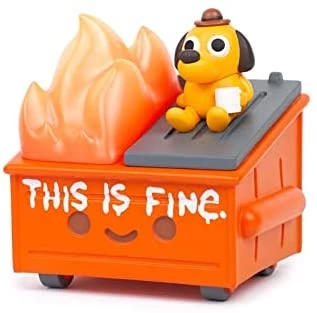 Toys 100% Soft: Dumpster Fire - This Is Fine Edition