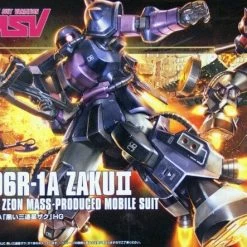 Gundams Bandai: Gundam Universal Century MSV - MS-06R-1A Zaku II, Mass-Produced