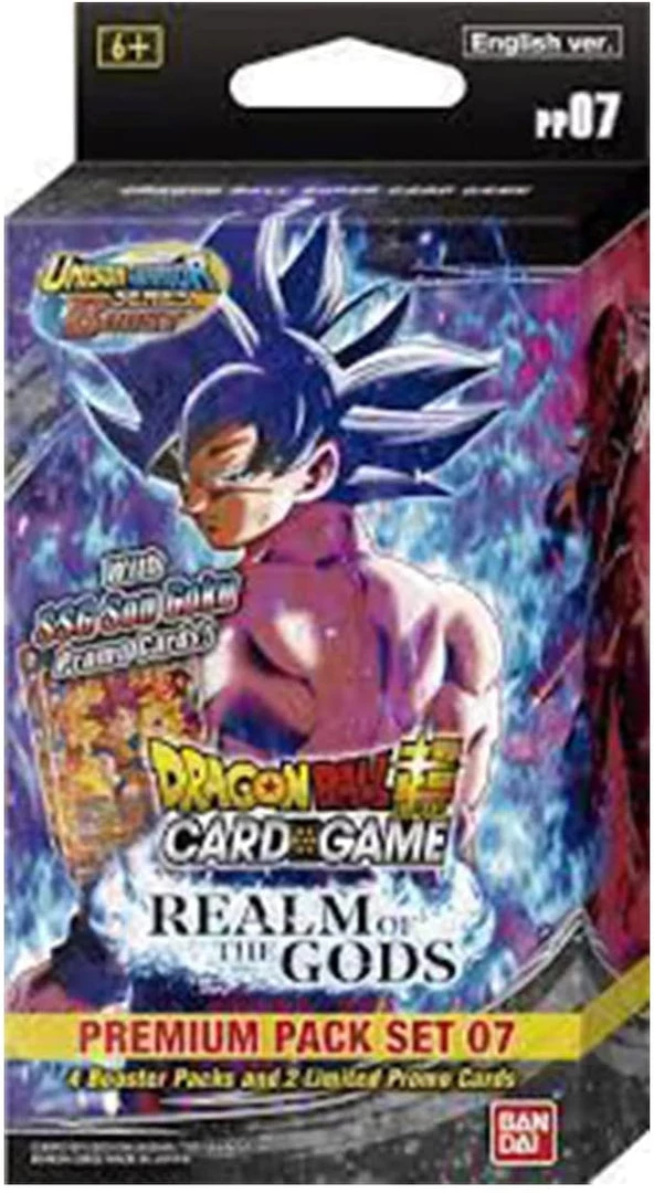 Bandai Dragon Ball Super TCG: Unison Warriors Realm Of The Gods - Premium Pack Trading Card Games