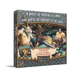 CMON Massive Darkness: Quest Of Crystal & Lava - Campaign & Tiles Set Board Games