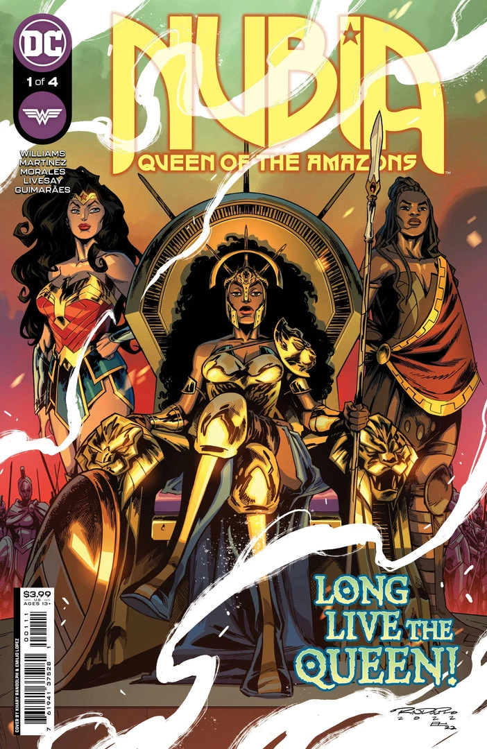 DC Comics NUBIA QUEEN OF THE AMAZONS #1 (OF 4) COVER A RANDOLPH