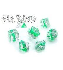 --- Gate Keeper: Plastic 7-Die Set - Eclipse Elf King Dice