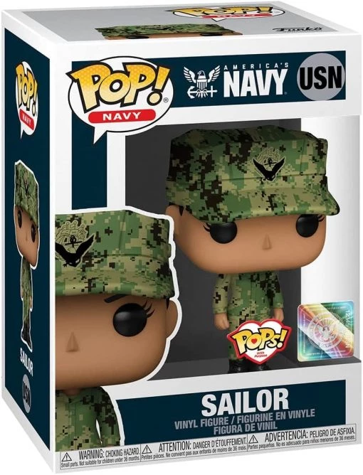 Funko Pop!: America's Navy - Sailor (Working Uniform, Female, Hispanic)