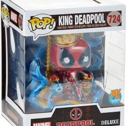 Funko Pop! Deluxe: Marvel - Deadpool, King On Throne (PX)