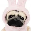 Toys Gund: Doug The Pug - Fuzzy Pink Bunny Hoodie 9"