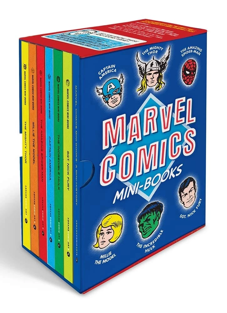 Harry N. Abrams Marvel Comics: Mini-Books Collectible Box Set - History And Facsimiles Of Marvel's Smallest Comic Books HC