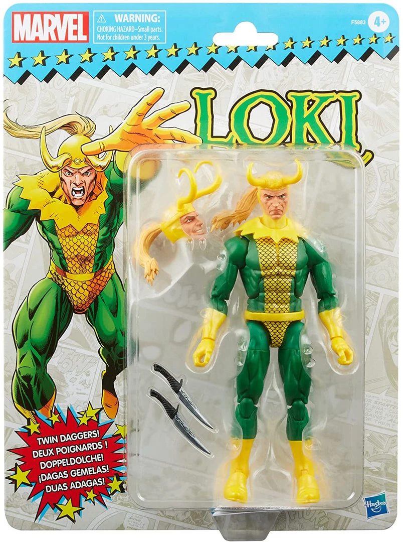 Hasbro: Marvel Retro Legends - Loki Action Figures