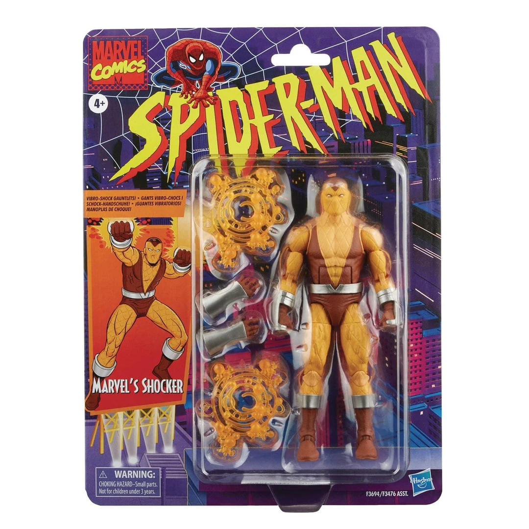 Hasbro: Marvel Retro Legends - Shocker (Spider-Man) Action Figures