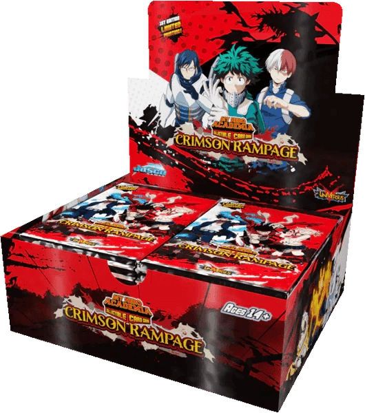Jasco Games Trading Card Games My Hero Academia CCG: Crimson Rampage - Booster Box