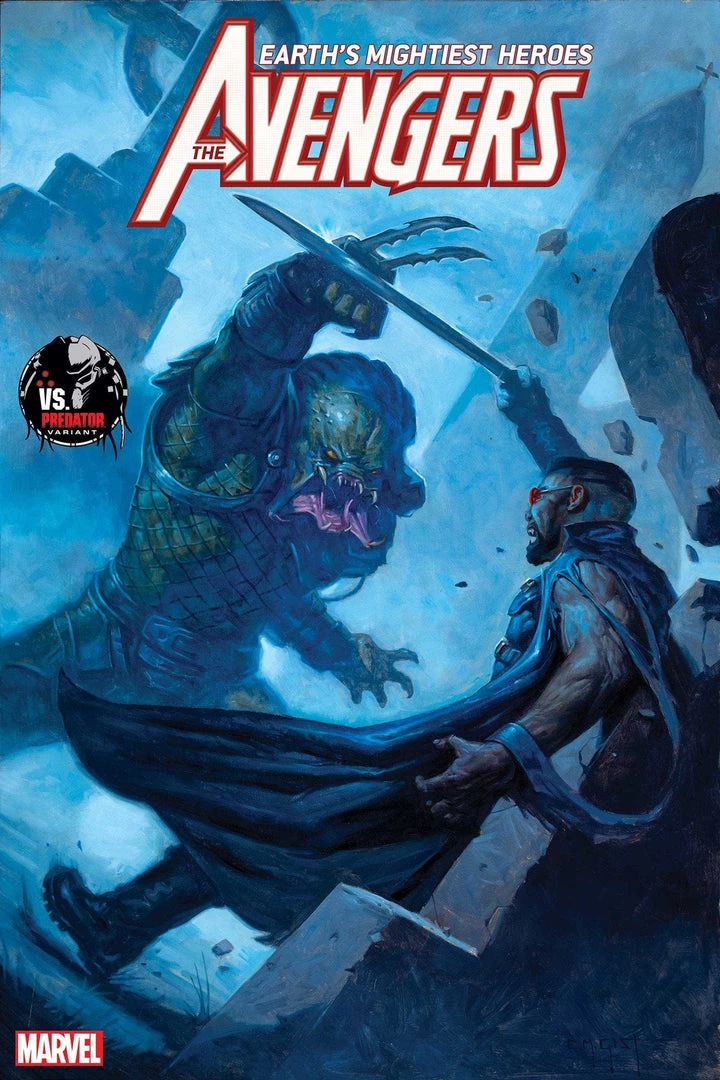 Marvel Single Issues Comics Avengers #58 Gist Predator Variant