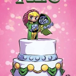 Marvel Single Issues Comics FANTASTIC FOUR #32 SKOTTIE YOUNG COVER SIGNED BY SKOTTIE YOUNG