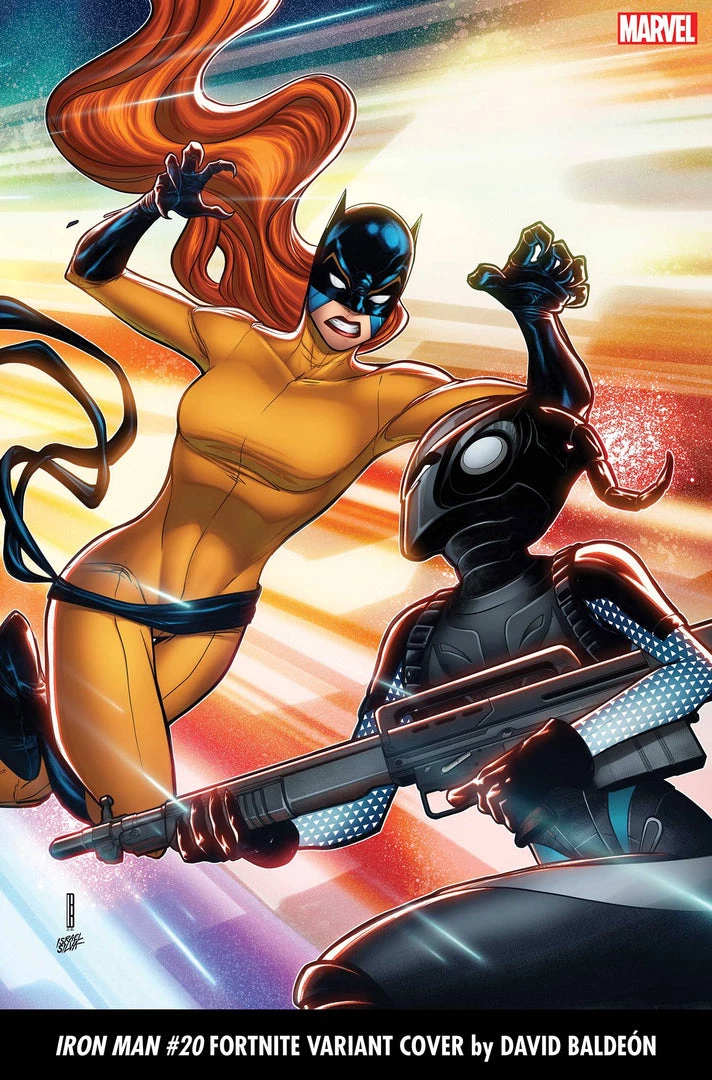 Marvel Single Issues Comics IRON MAN #20 BALDEON FORTNITE VAR