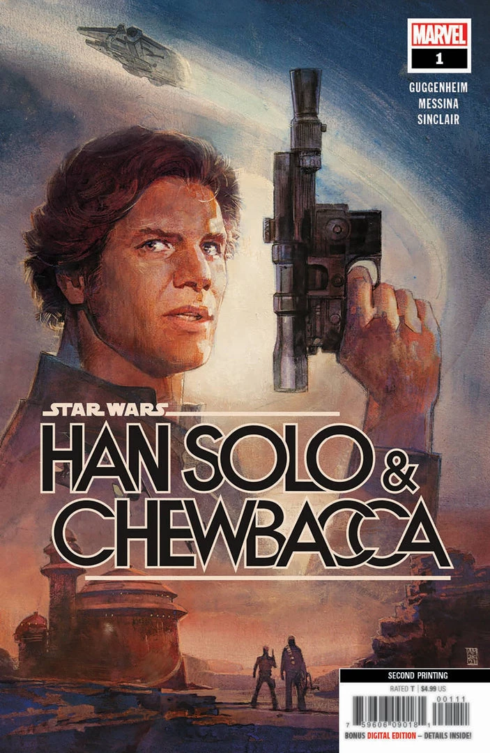 Marvel Single Issues Comics STAR WARS HAN SOLO CHEWBACCA #1 2ND PRINTING MALEEV COVER