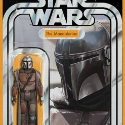 Marvel Single Issues Comics STAR WARS: THE MANDALORIAN #1 CHRISTOPHER ACTION FIGURE COVER SIGNED BY RODNEY BARNES