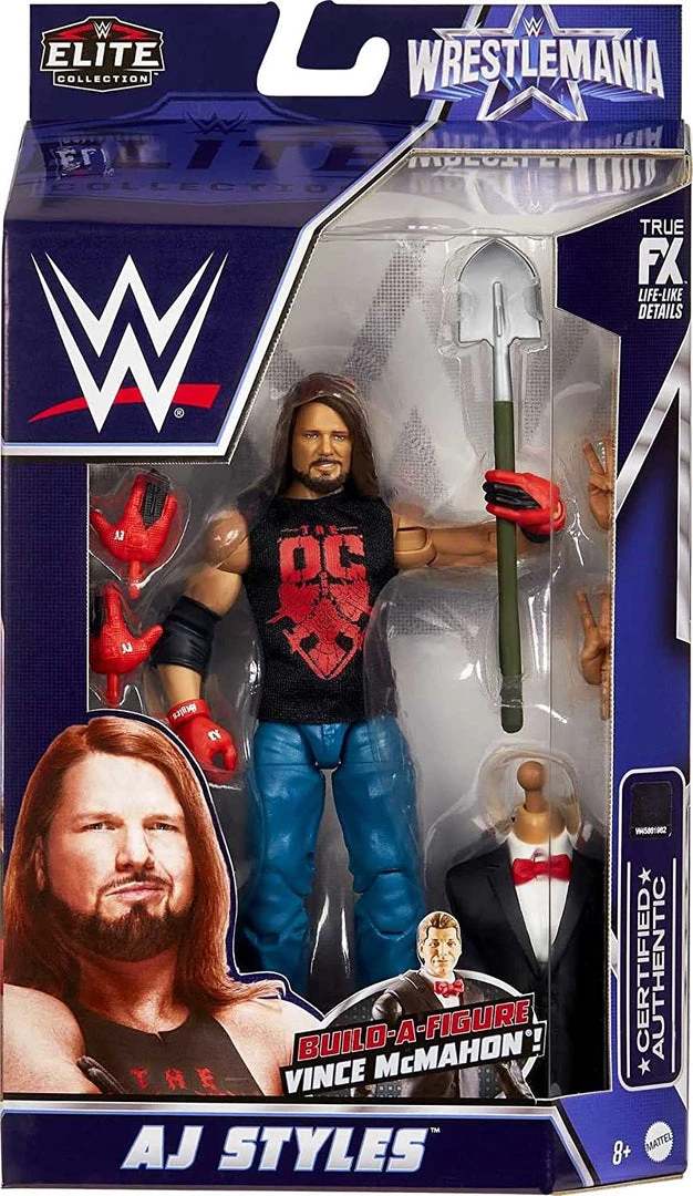 Mattel: WWE Wrestlemania - AJ Styles 6" Action Figures