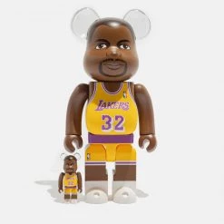 Medicom Toy Bearbrick: NBA - Magic Johnson 100% & 400%