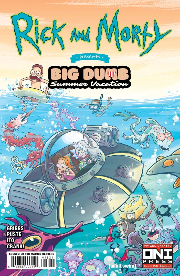 Oni Press Single Issues Comics RICK AND MORTY PRESENTS BIG DUMB SUMMER VACATION #1 COVER B STRESING