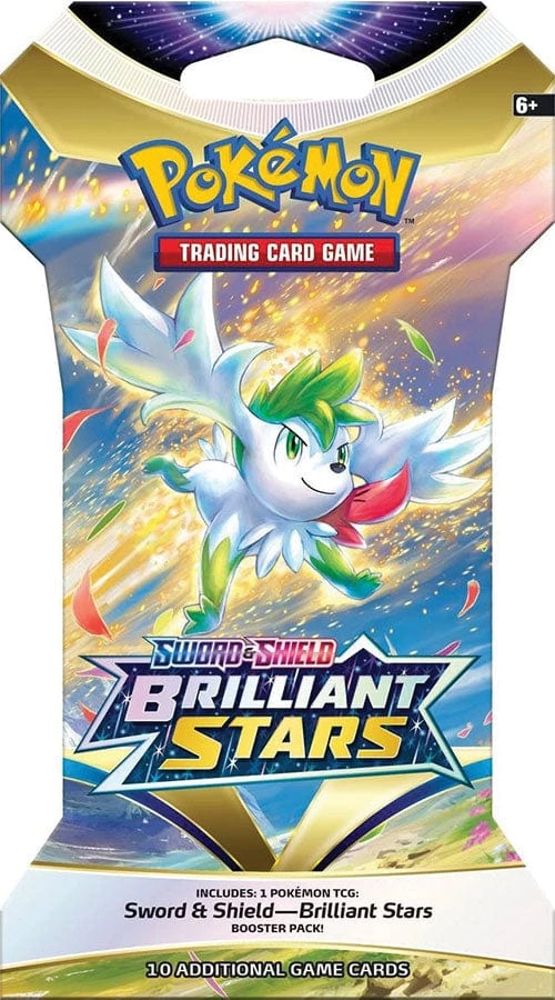Pokemon Company Pokemon: Sword & Shield Brilliant Stars - Sleeved Booster Pack