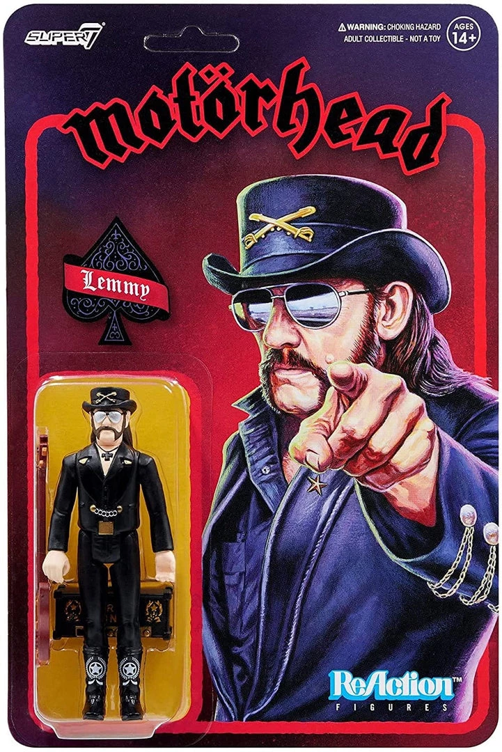 Super7 ReAction Figure: Motorhead - Lemmy, Modern Cowboy Action Figures