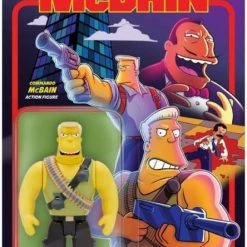 Super7 Action Figures ReAction Figure: Simpsons - McBain, Commando