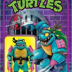 Super7 ReAction Figure: Teenage Mutant Ninja Turtles - Slash