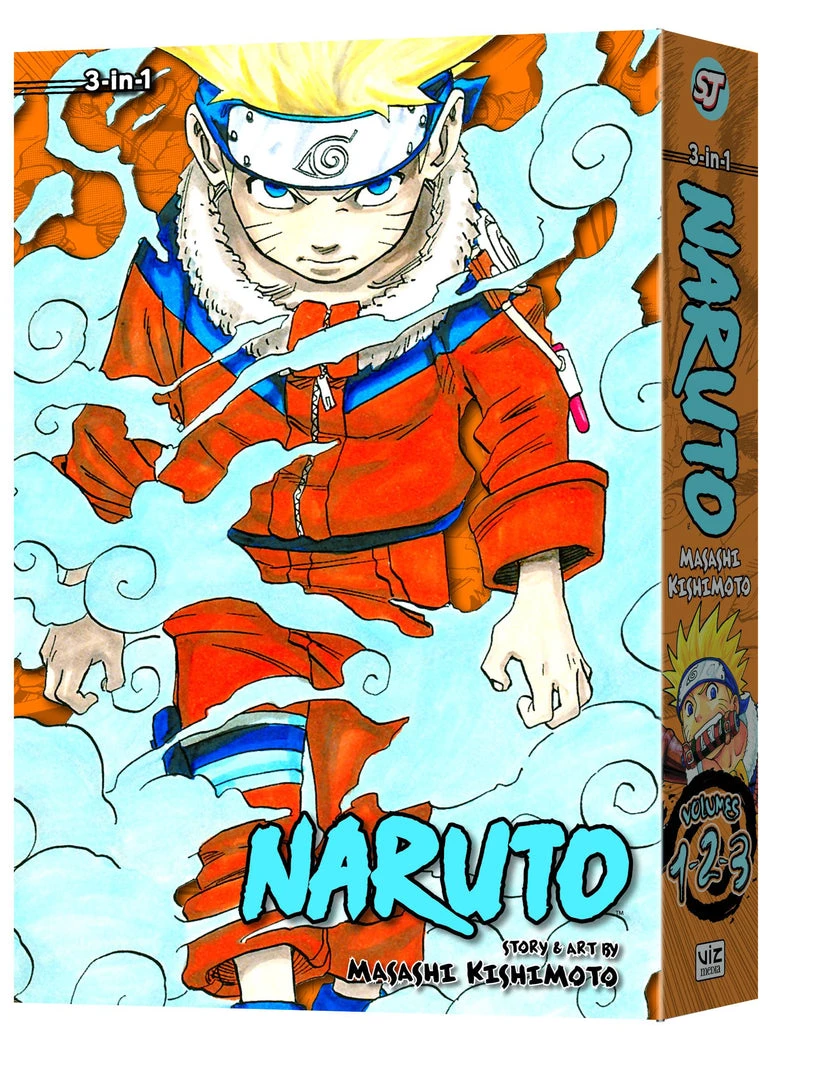 Viz Media Manga Naruto 3-in-1: Vol. 1/2/3